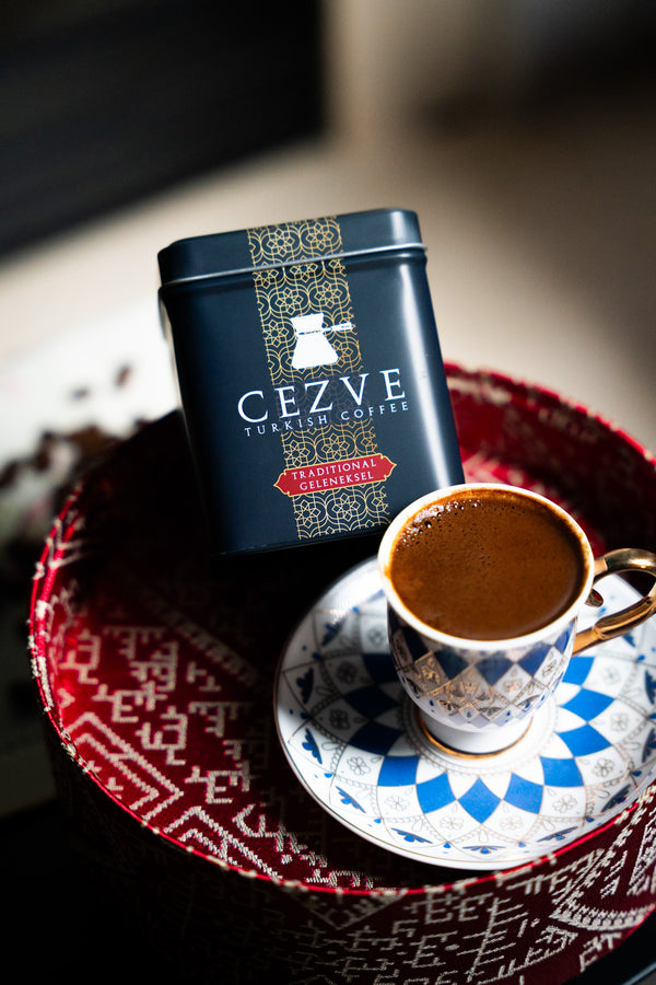 Traditional Turkish coffee cup